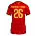 Belgia Matias Fernandez-Pardo #26 Hjemmedrakt Dame VM 2026 Kortermet